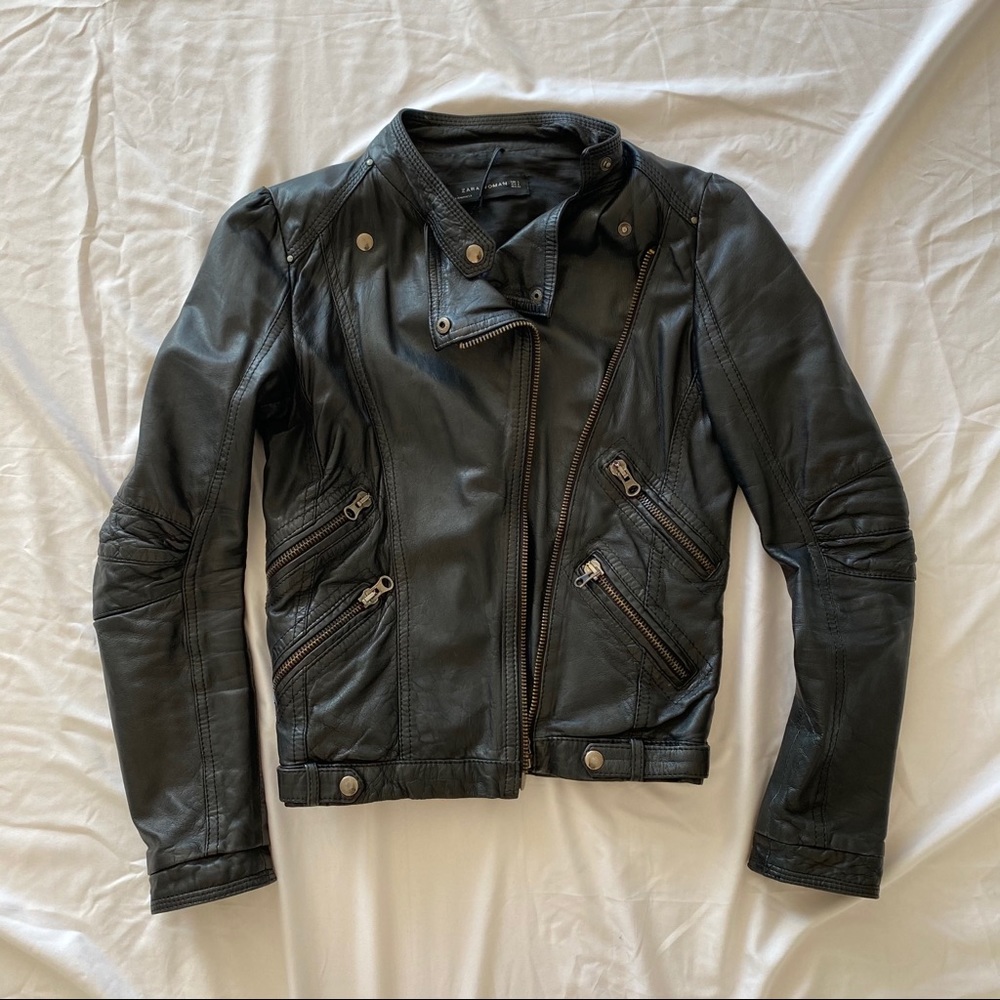 Zara Leather Jacket | small